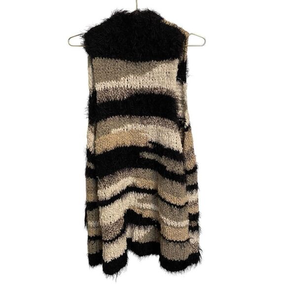 Free People Picture Perfect Sweater Sleeveless Open Front Vest Size Small - Picture 6 of 8